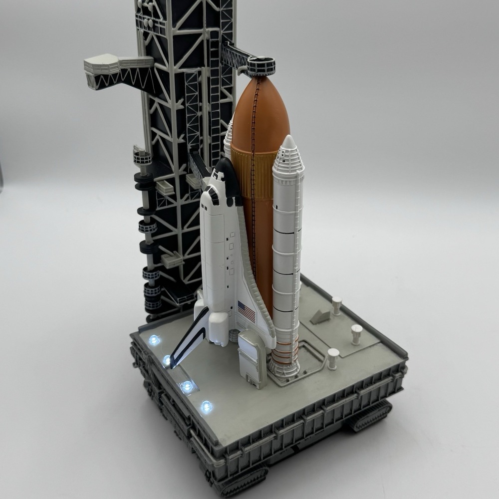 Bradford Exchange NASA Kennedy Space Center Launch Pad Lighted Sculpture COA